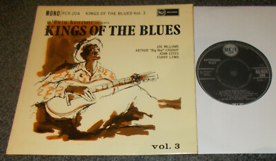 ALEXIS KORNER-KINGS OF THE BLUES VOL. 3-ARTHUR CRUDUP/JOHN ESTES-1961 VINYL 7''