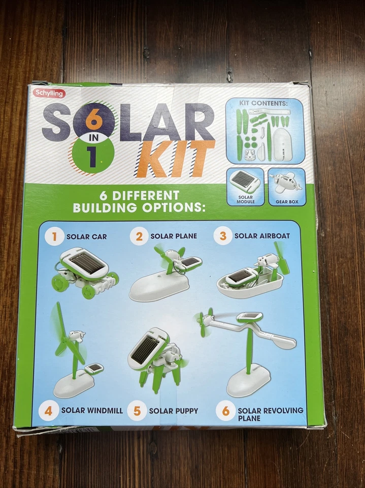 Kit Solar Juguete: Kits de Robot de Juguete STEM 6 en 1 Kit Solar Educativo Foto 2 de 4