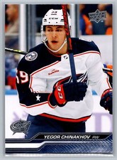 2023-24 Upper Deck #54 Yegor Chinakhov Columbus Blue Jackets