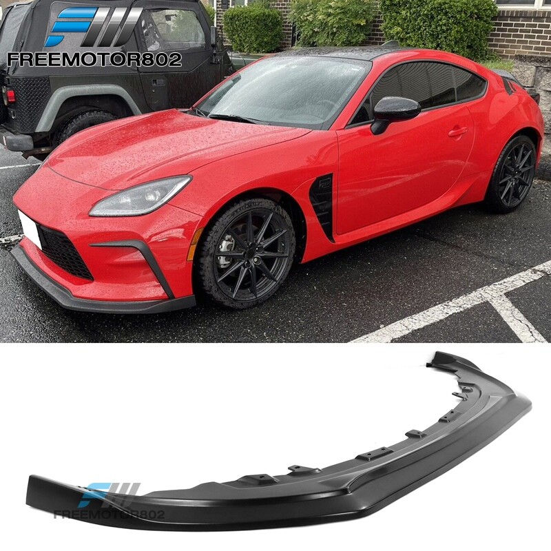 Fits 22-26 Toyota GR86 CS Style Unpainted Front Bumper Lip Lower