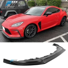 Fits 22-25 Toyota GR86 CS Style Unpainted Front Bumper Lip Lower Spoiler PU