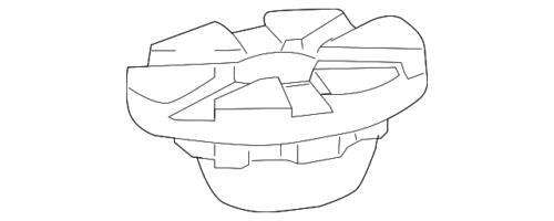 Montaje de resorte trasero de goma para Acura (P/N 52686-SJK-003)
