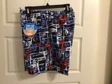 Men's Columbia PFG Omni-Shade Super Backcast Water Shorts Swim Trunks 6" size S