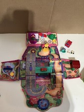1995 Vtg Galoob Pound Puppies Figure playset like Polly Pocket Blue Bird Rare