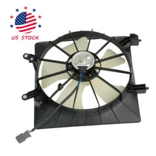 For 2001-2005 Honda Civic 1.7L AC Condenser Radiator Cooling Fan Assembly