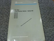 1990 1991 Mercedes Benz 230ge 300ge 250gd 300gd G-wagon Service Repair Manual