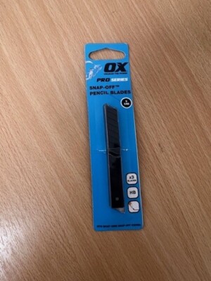 Ox Pro Sharpdraw Snap Off Tischler Bleistift Ersatzmine (3er Pack) OX-P500