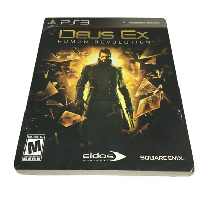 Deus Ex: Human Revolution (Sony PlayStation 3, 2011) Complete Mint