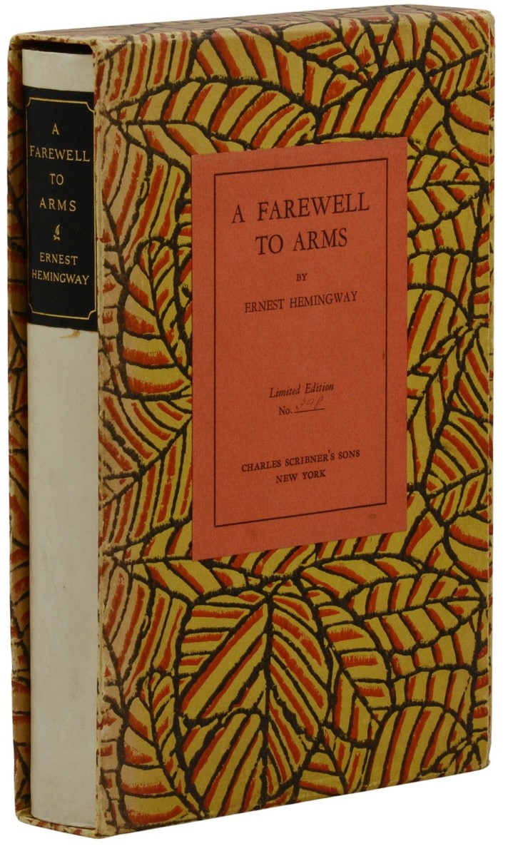 A Farewell to Arms ~ ERNEST HEMINGWAY ~ Signed Limited First
