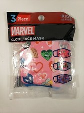 Marvel Cloth Face Mask Super Heroes Cotton Washable Reusable - Kids 4  UP