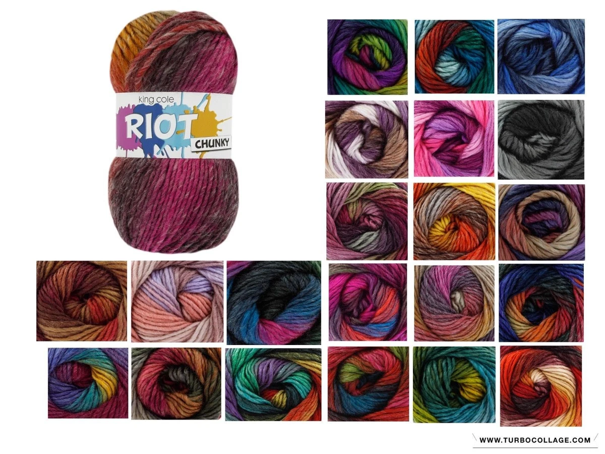 Multi coloured wool for knitting deals