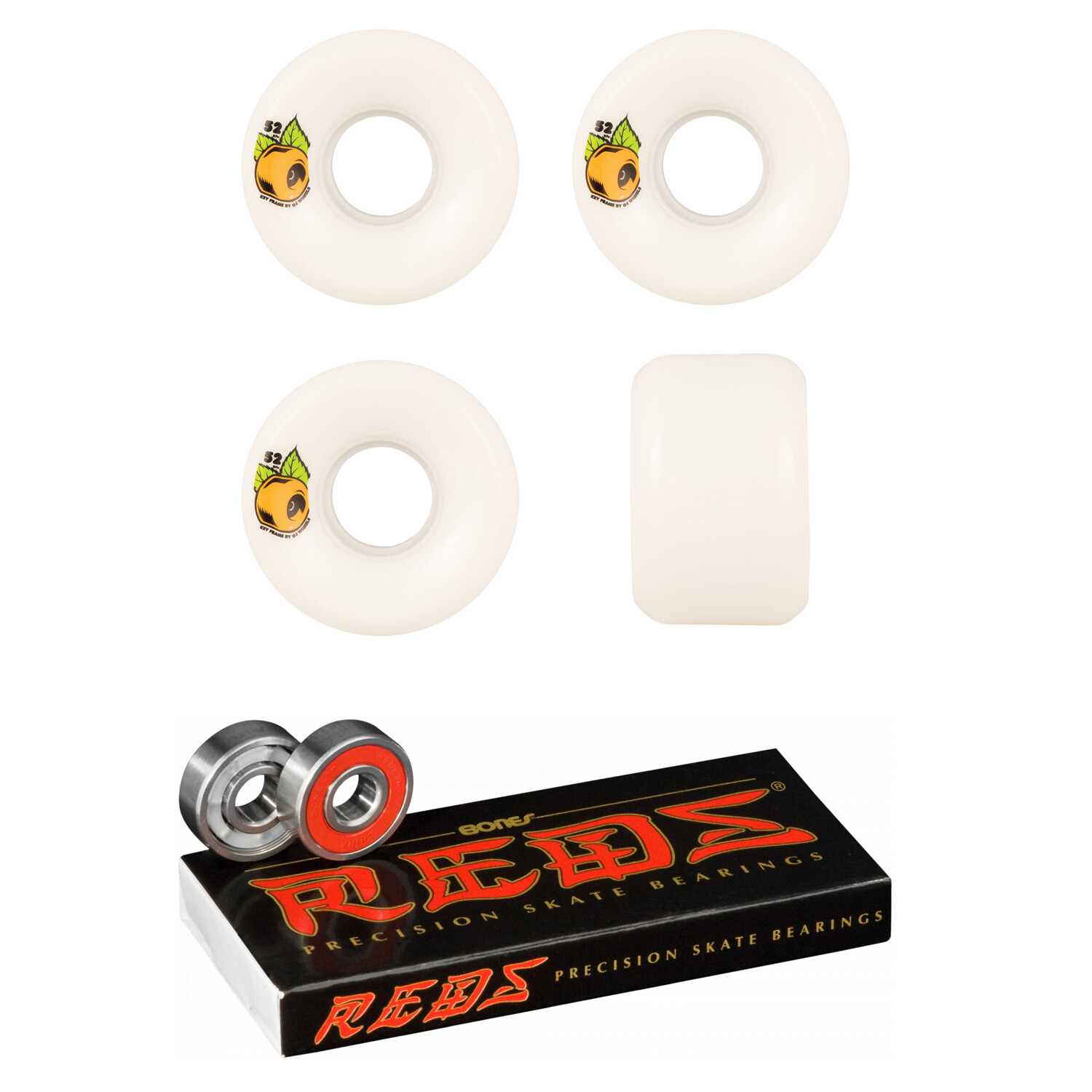 Wheels 52mm Keyframe V2 With Bones Reds Bearings