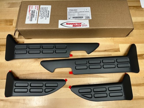 Genuine Toyota Tundra Double Cab Door Sill Protectors Kit - OEM New (2007-2013)
