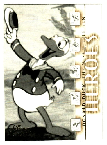 2003 UPPER DECK DISNEY TREASURES HEROES #112   DONALD DUCK   THE WISE LITTLE HEN