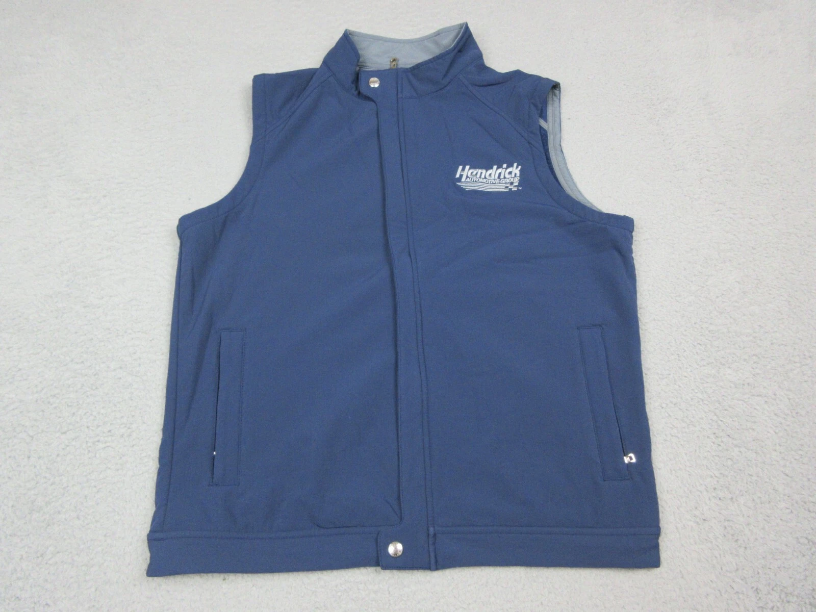 Peter Millar Vest Mens Adult Medium Blue Crown Crafted Zip Outdoors Coat