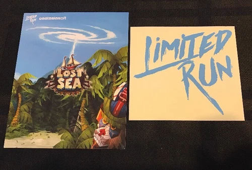 Lost Sea Limited Run Games Post Card + Sticker - Rare