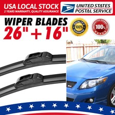 26"+16" Windshield Wiper Blades For Toyota RAV4 2018-2013 2012 2011 High Quality