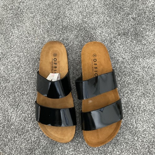 Ladies Uk5 BNWT OFFICE black Sandals