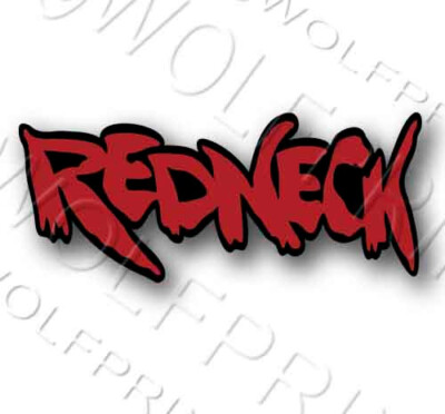Redneck Rippers Stickers Redneck Sticker 6.1