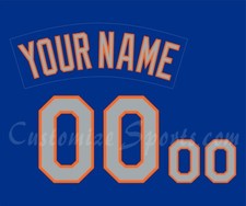Baseball New York Mets Customized Number Kit for 1983-1984 Alternate Uniform