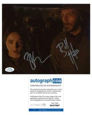 Zoe Kazan & Bill Heck "The Ballad of Buster Scruggs" SIGNED 8x10 Photo ACOA