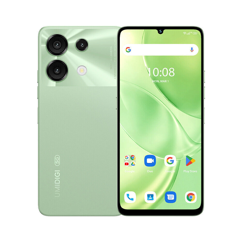 UMIDIGI G9 5G 6GB+128GB Android 14 Octa Core 5000mAh 6.75'' Unlocked Smartphone