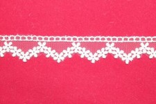 Pizzo merletto di tulle nastro alto 2 cm Sweet Trims 1644 passamaneria bordo