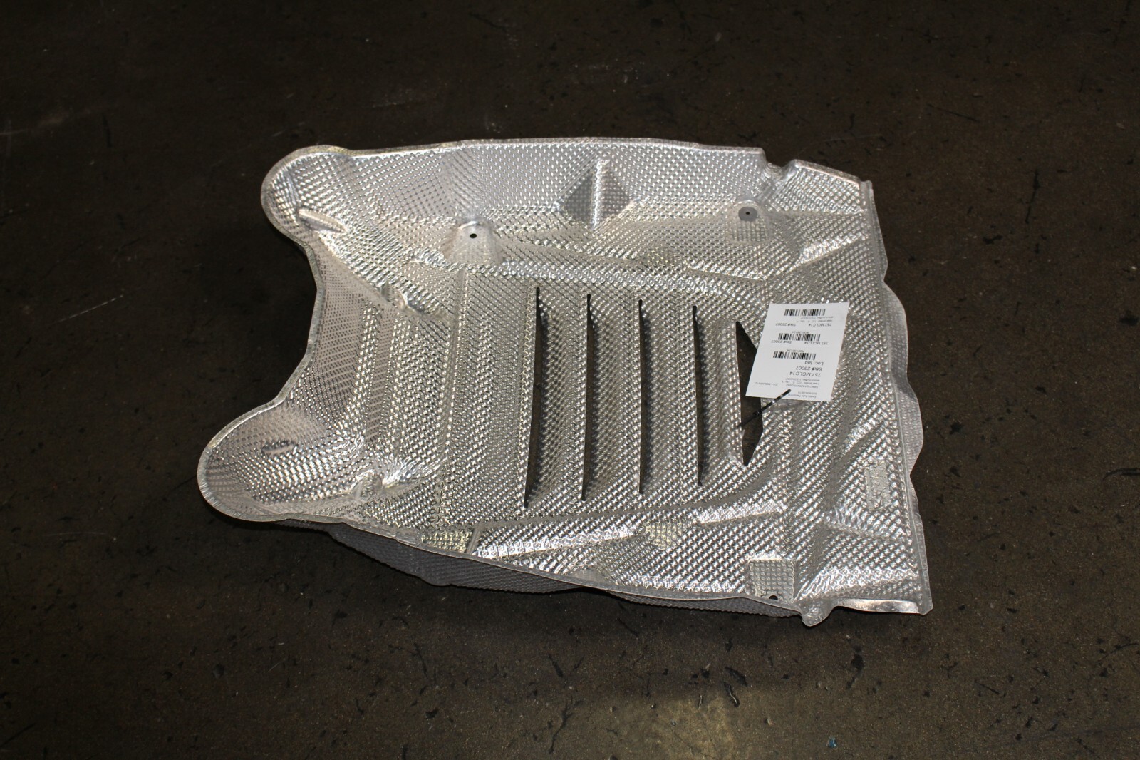 McLaren MP4-12C, Top Muffler Heat Shield, Used, P/N 11E0180CP