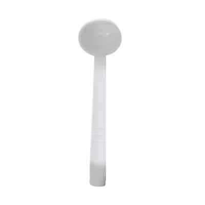 Thunder Group PLOP009WH 3/4 oz White Polycarbonate One Piece Ladle