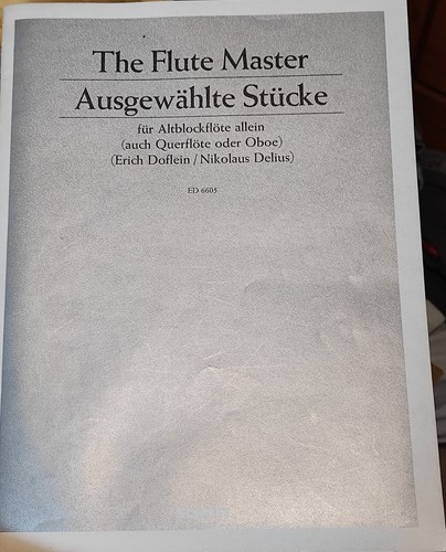 The Flute Master (Ausgewâhlte Stücke) ED-6605 (for flute, oboe or alto recorder) - Picture 2 of 3