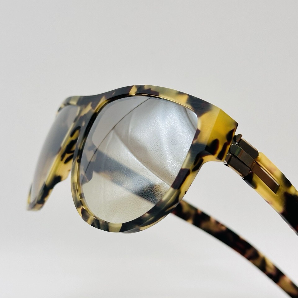 Ic Berlin Sunglasses Men Women Oval Brown Mirrored Mod. Alexander G