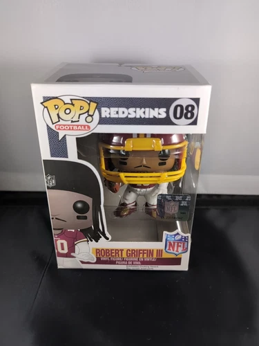 Funko POP! NFL #08 Robert Griffin III Washington Redskins w/ Free Protector