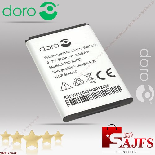 Batteria Di Ricambio DBC-800D Per Doro Easy 6520, 6050, 6526, 6030, 6620, Con Kit Di Strumenti, Ioni Di Litio, Testata - 3