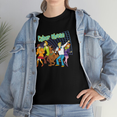 Scooby Doo Cyber Chase T-shirt, Mystery Inc Tee, Cartoon shirt | eBay