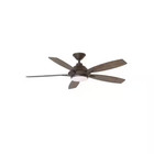 HDC - Wilmington 52 in. LED Espresso Bronze Ceiling Fan w/ Light