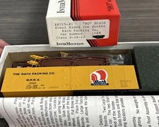 Intermountain Railway HO Kit 40515-01 Steel Sided Ice Bunker Rath Packing Co.
