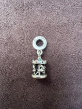 Pandora Spinning Carousel Dangle Charm Sterli...