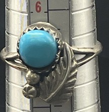 Vintage Sterling Silver 925 Blue Cabochon Sou...
