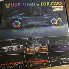Pack Of 4 15.5 Rgb Wheel Ring Lights Led For Truck Car Set For Truck Car