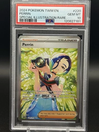 Pokémon PSA 10  Trainer Perrin Special Illustration Twilight Masquerade 220/167