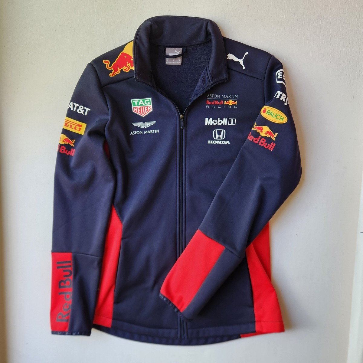 Puma Red Bull Racing Jacket Small Aston Martin F1 Honda Team Full