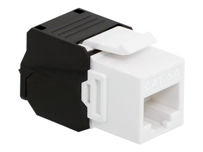 LogiLink NK4066 Plate Black White RJ-45 RJ-45 Women Female Fiber Duplex