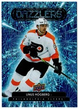 2022-23 Upper Deck Dazzlers Blue LINUS HOGBERG #DZ-61 Philadelphia Flyers Rookie