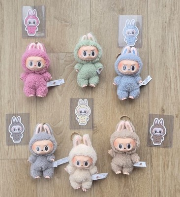 POP MART Labubu Exciting Macaron Complete Set 6 Figures Authentic No Boxes
