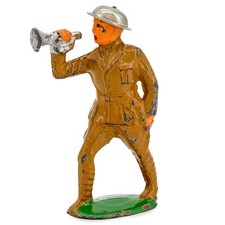 Vtg Manoil / Barclay Cast Metal Bugler Soldier Musician Horn Slush Dimestore WOW