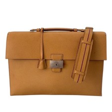 BALLY Bally bag shoulder bag yellow mustard business bag briefcase 2way