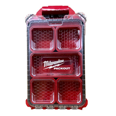 Milwaukee PACKOUT Compact Low Profile Organizer 5-Compartment 48-22-8436 IP65
