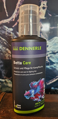 Dennerle Betta Care 250ml - Schutz + Pflege für Kampffische Bettas Aquarium