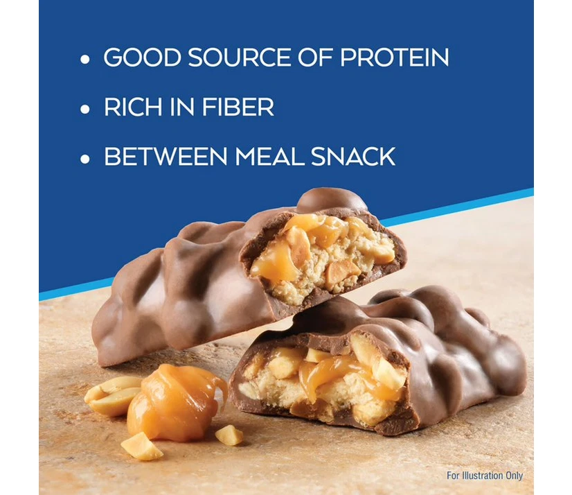 Barra de bocadillos Atkins caramelo chocolate nuez rollo 18ct bajo en carbohidratos ceto Foto 3 de 3