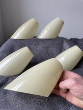 5x alter Lampenschirm Tütenlampe Leuchte Ersatzglas Vintage 50er 60er Jahre